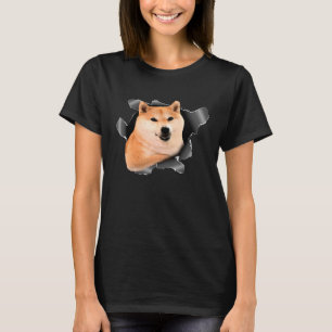 Camiseta Ropa desgarrada de chiba chiba inu - Perro amante 