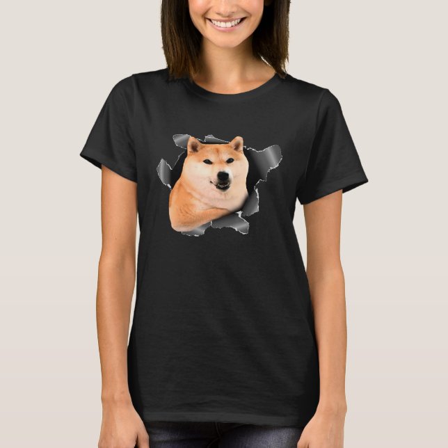 Camiseta Ropa desgarrada de chiba chiba inu - Perro amante  (Anverso)