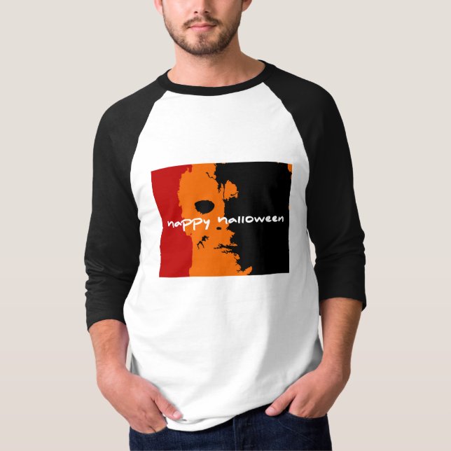 Camiseta Ropa desgarrada de Halloween Zombie (Anverso)