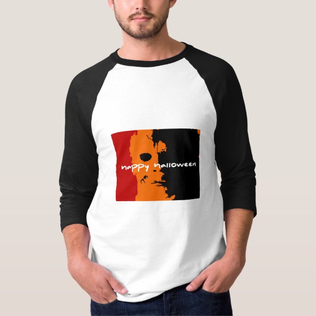 Camiseta Ropa desgarrada de Halloween Zombie (Anverso)