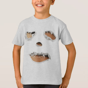 Camiseta Ropa desgarrada de Halloween Zombie