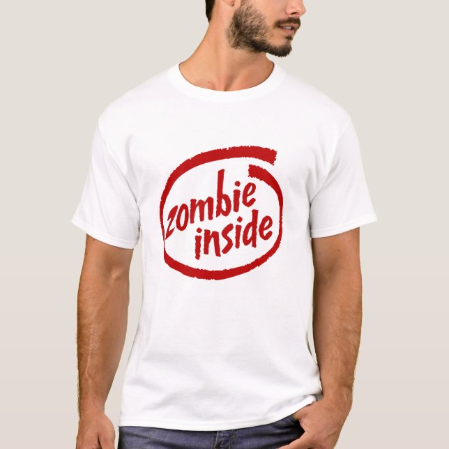 Camiseta Ropa desgarrada interior zombie (Anverso)