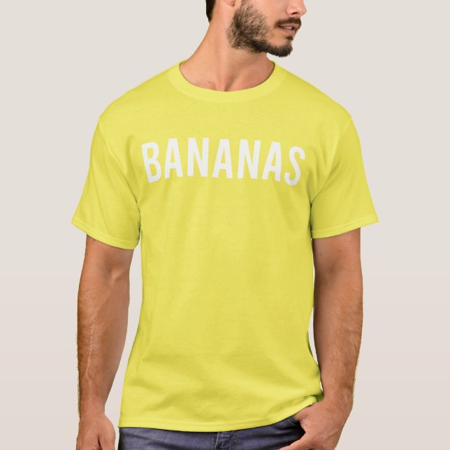 Camiseta Ropa divertida de la fruta bananera (Anverso)