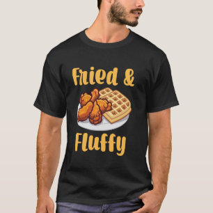 Camiseta Ropa divertida de pollo de gofre Desayuno Brunch F