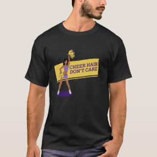Camiseta Ropa divertida para porristas, Cabello de porrista