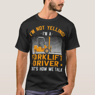 Camiseta Ropa Funny De Levantamiento De Horquilla Para Un C
