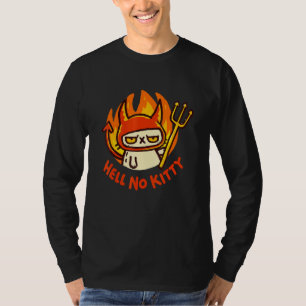 Camiseta Ropa Gótica Infierno No Gatito Alternativo Grunge