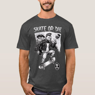 Camiseta Ropa gráfica de calle Skate or Die Punk Bear