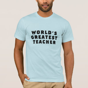 Camiseta Ropa Gráfica del Mejor Maestro del Mundo