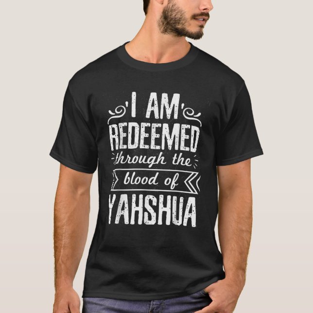 Camiseta Ropa hebrea israelí por mujeres redimidas para jud (Anverso)