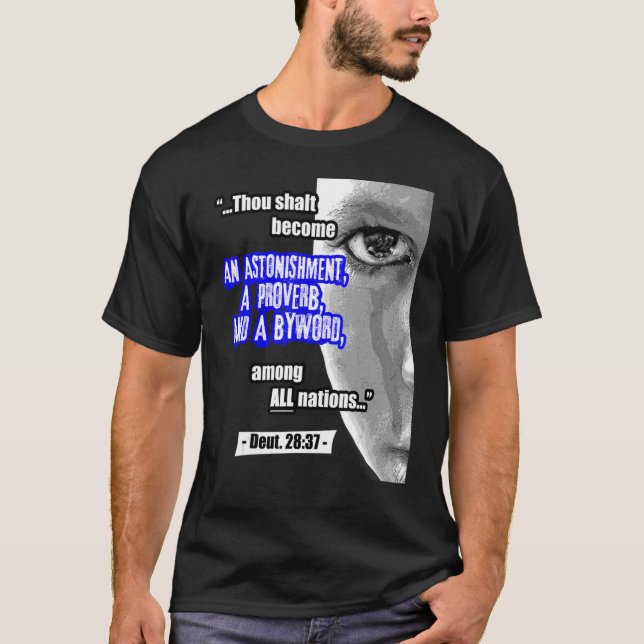 Camiseta Ropa Hebrea Israelí Ropa Judah Proverb Byword Bib (Anverso)