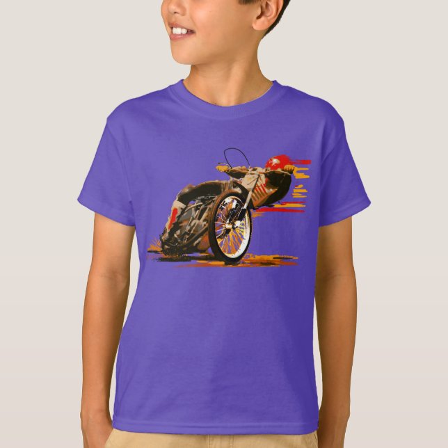 Camiseta Ropa impresionante de la motocicleta del carretera (Anverso)