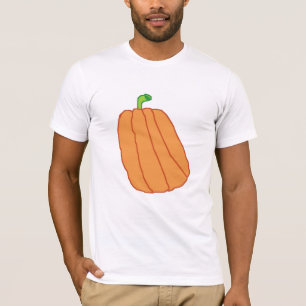 Camiseta Ropa inclinada de la calabaza
