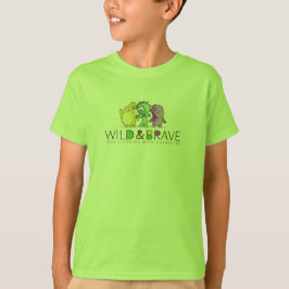 Camiseta Ropa infantil, salvaje y valiente