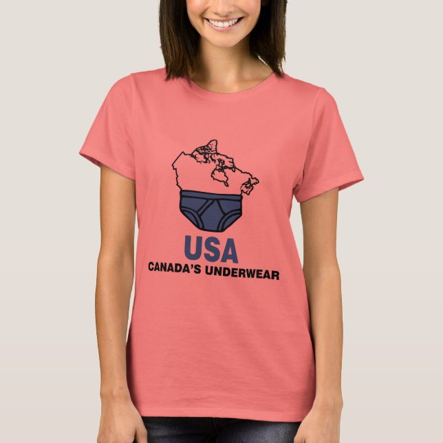 Camiseta Ropa interior de Canadá (Anverso)