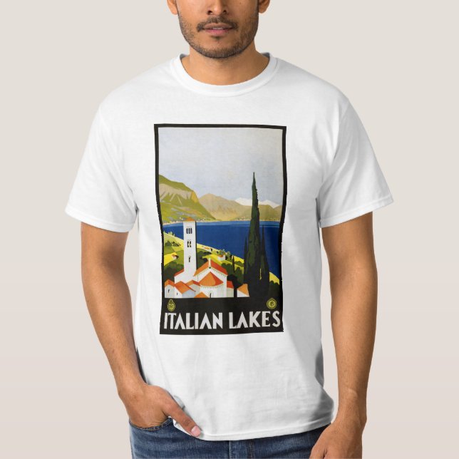 Camiseta Ropa italiana de Italia de los lagos (Anverso)