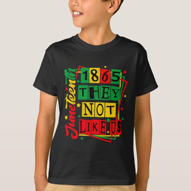 Camiseta Ropa Juneteenth 1865 Orgullo Negro Historia Blm  (Anverso)