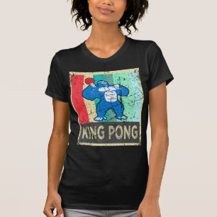 Camiseta Ropa King Pong Ping Pong Gear Para Hombres Mujeres