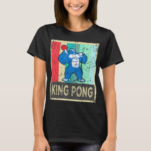 Camiseta Ropa King Pong Ping Pong Gear Para Hombres Mujeres