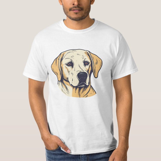 Camiseta Ropa leal de Labrador: Obteniendo obras maestras p (Anverso)