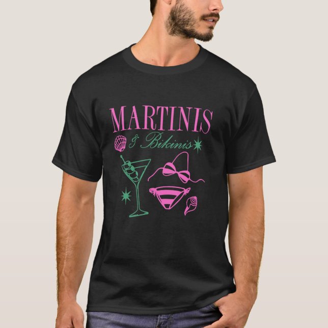 Camiseta Ropa Martinis & Bikinis (Anverso)