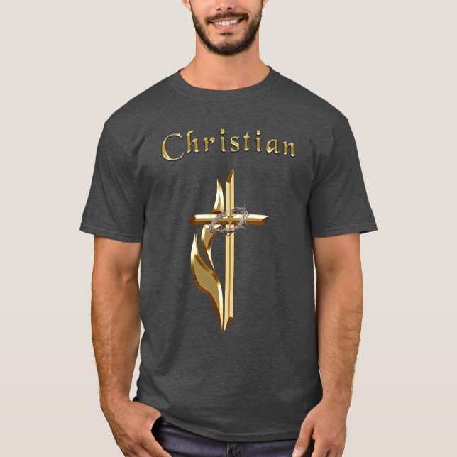Camiseta ropa masculina cristiana (Anverso)