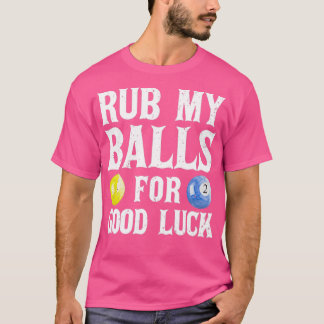 Camiseta Ropa Mis Bolas Por Un Gran Jugador De Piscina