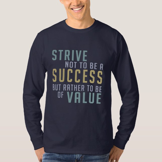 Camiseta Ropa motivacional de éxito y valor (Anverso)