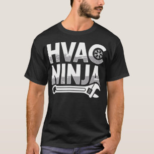 Camiseta Ropa Ninja Hvac Profesional Maestro Aire Acondicio
