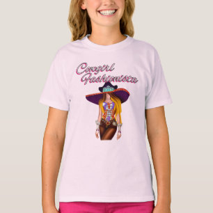 Camiseta Ropa occidental para niños, moda de Gorra de vaca