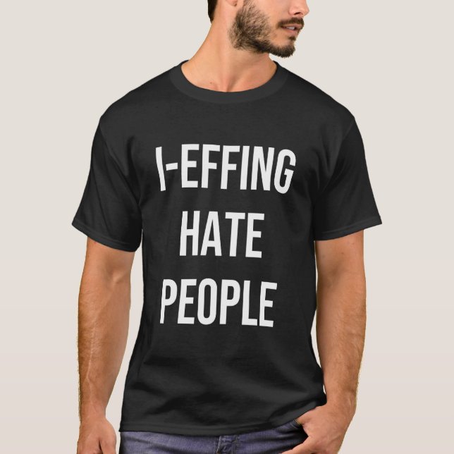 Camiseta Ropa Odio a la Gente con Frecuencia (Anverso)