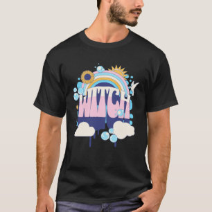 Camiseta Ropa pagana con estilo de moda de bruja hermosa