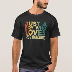 Camiseta Ropa para atrapar ranas Cazador de ranas para niño