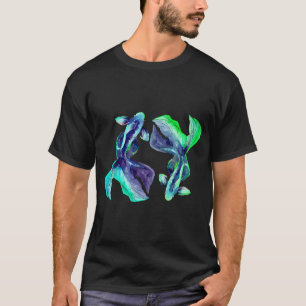 Camiseta Ropa para mis hijos con aletas y regalo de acuario
