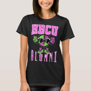 Camiseta Ropa para mujeres y G de exalumnos de HBCU rosa y