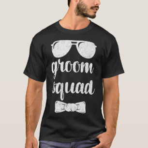 Camiseta ¡Ropa para padrinos de Groom Squad! Ropa de fiesta
