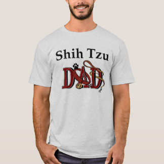 Camiseta Ropa para Papá de Shih Tzu