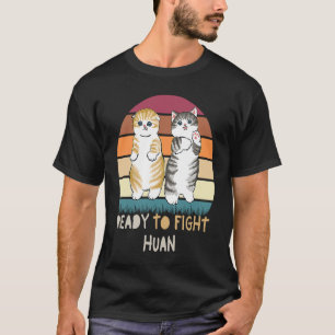Camiseta Ropa para perros y gatos Listo para luchar Huan