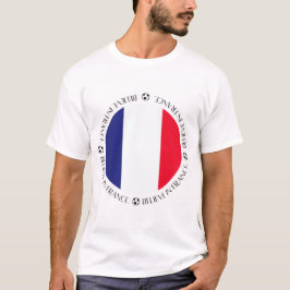 Camiseta Ropa Patriótica de la Bandera de Francia