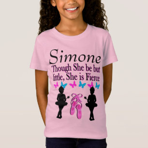 CAMISETA ROPA PEQUEÑA PERO FEROSA BAILE PERSONALIZADA EN CA