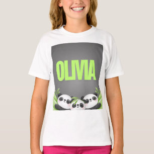 Camiseta Ropa personalizada para niños pequeños - Nombre pe