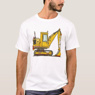 Camiseta Ropa picadora de la construcción de la pala