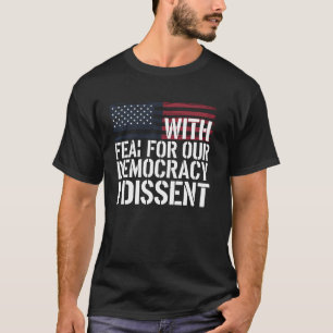 Camiseta Ropa Política de Disidencia Democracia Bandera Ame