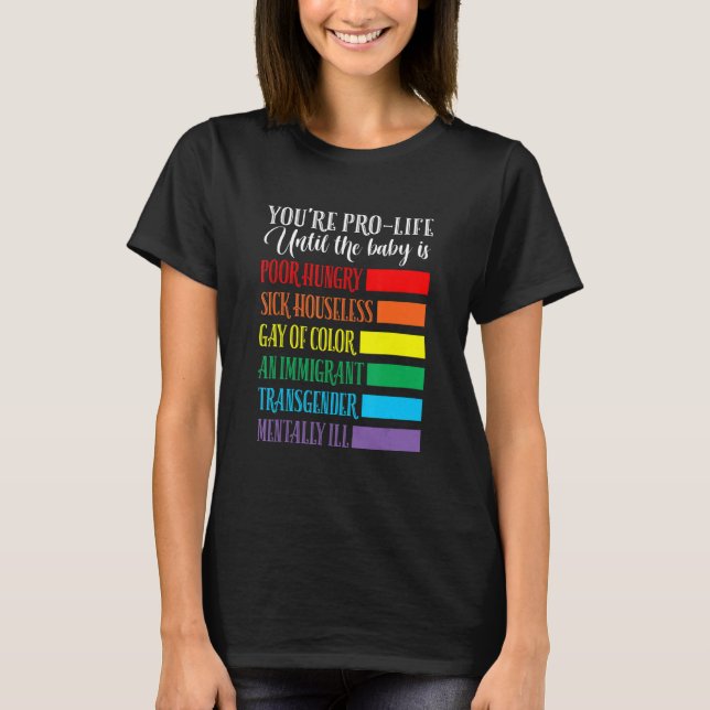 Camiseta Ropa Pro Vida  Eres (Anverso)