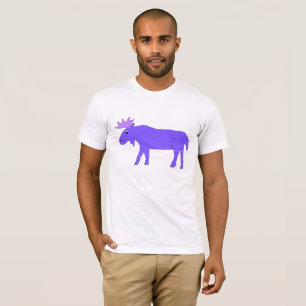 Camiseta Ropa púrpura de los alces