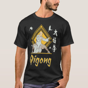 Camiseta Ropa Qi Gong para los ejercicios de tai chi con ch