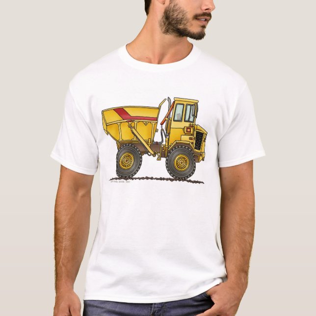 Camiseta Ropa resistente de la construcción del camión (Anverso)