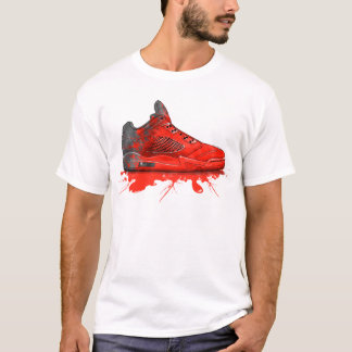 Camiseta Ropa retra 2016 de Air Jordan (rojo carmesí)