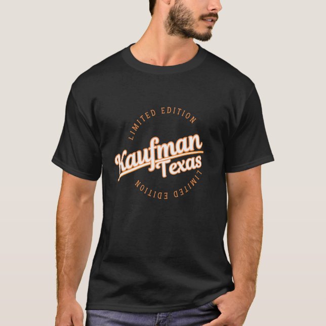 Camiseta Ropa Retro Athletic Kaufman TX (Anverso)