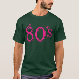 Camiseta Ropa Retro de los 80 Me encanta los 80